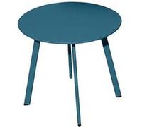 - Table basse de jardin en acier Massai 40 cm bleu