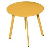 - Table basse de jardin en acier Massai 40 cm miel