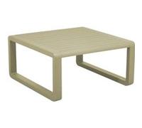 Proloisirs - Table basse de jardin en aluminium 80x80 cm Tonio sauge G