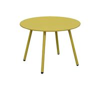 Proloisirs Table Basse Jardin Ronde en Acier Rio 50 cm