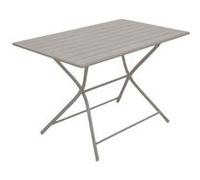 Table de jardin pliante aluminium - Globe - L.110 x l.70 cm - 2 à 4 personnes