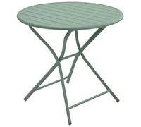 Proloisirs Table de Jardin Ronde en Aluminium 2 Personnes Globe