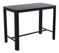 Rendez vous déco Table Haute EOS Grise 140 cm