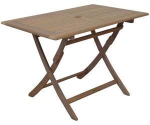 Proloisirs Table rectangulaire en Acacia 110 x 70 cm Sophie