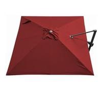 PROLOISIRS Toile Parasol Mat Déporté NH 3x3/8 Polyester 210gr SD - Rouge Rouge