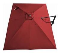 PROLOISIRS Toile Parasol Mat Déporté NH 3x4/8 Polyester 210gr SD - Rouge Rouge G