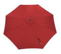 PROLOISIRS Toile Parasol Mat Droit 350/8 Polyester 200gr SD - Rouge Rouge