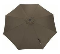 PROLOISIRS Toile Parasol Mat Droit 350/8 Polyester 200gr SD - Taupe Taupe G