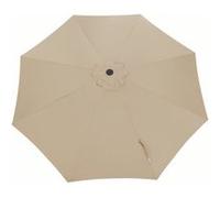 PROLOISIRS Toile Parasol Mat Droit 350/8 Polyester 250gr - Ecru Ecru G
