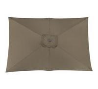 PROLOISIRS Toile Parasol Mat Droit 3x2 par 6 Polyester 200gr SD - Taupe Taupe