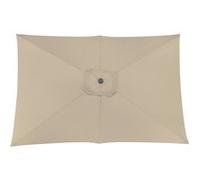 PROLOISIRS Toile Parasol Mat Droit 3x2 par 6 Polyester 250gr - Ecru Ecru