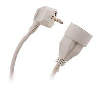 Zenitech – Prolongateur 16A 2P+T HO5VV-F 3G1,5 mm² Blanc 5 m