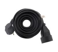 Prolongateur 16A 2P+T HO5VV-F 3G1,5mm² - Noir 5m - Zenitech