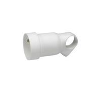 Prolongateur 2P+T + anneau - 16A - blanc LEGRAND
