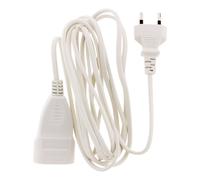 Prolongateur 6A HO3VVH2F 2 x 0.75 Blanc 3m