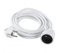 Prolongateur câble souple blanc H05 VV-F 3G 1,5 mm² - 3 m