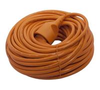 Prolongateur - CHACON - HO5VVF - 3 x 1,5mm2 - 25 m - Orange (FR)