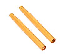 Prolongateur de Valve de Pneu de Bicyclette, Accessoire d'Extension de Valve de Tube Intérieur de Vélo de 2Pcs 60mm(Or)