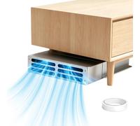 Prolongateur de Ventilation pour Sous les Meubles Ajustable En Acier | Rallonge pour Bouche d'Aération au Sol Pour Bureau Chambre Salon Canapé-Lit Commode Bibliot