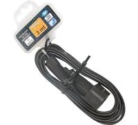 Prolongateur domestique HO3VVH2F - 2x0.75 mm² - 3 m - noir