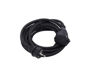 Prolongateur HO7RN-F 3 x 1,5mm² - 5m - Noir - Chacon