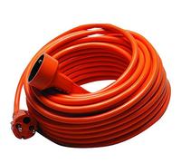 Prolongateur Jardin - Rallonge Electrique 40 Mètres - Prolongateur Electrique 2 x 1,5 mm2 - Cable Electrique Exterieur Coloris Orange - Produit Sécurisé De Qualité - 6240 JP Outillage