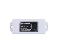 Prolongateur POE 1 à 2 100Mbps IEEE 802.3Af/At Standard 48V pour CaméRa IP NVR Extension POE de 100 MèTres pour la PortéE POE