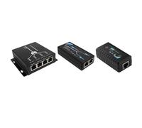 Prolongateur POE Extension POE 10/100Mbps avec Norme IEEE 802.3at/AF for étendre Les périphériques réseau POE de 100 à 120 mètres(1 Port (Extend 120M))