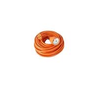 Zenitech - Prolongateur Rallonge 16A HO5VV-F 2x1,5mm² - Idéal pour Tondeuses et Barbecues - Résistant aux Conditions Extérieures - Conforme aux Normes NF et CE - Orange - Longueur 10m