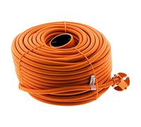 Prolongateur sans Terre obturateur 16A 50m - Orange - Zenitech