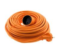 Zenitech Prolongateur sans terre HO5VV-F 16A 2x1,5mm² 20m Orange
