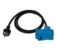 Prolongateur Schuko CEE P17 1,5m IP44 - Noir/Bleu - Protec
