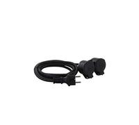 Chacon - Prolongateur Schuko double tête 10m - IP44