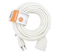 Prolongateur suisse T12/T13 H05VV-F 3x1,5mm² 10m - Blanc - Zenitech