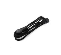 Chacon Prolongateur textile 5 m 3x1,5 mm² – câble noir, fiche plate