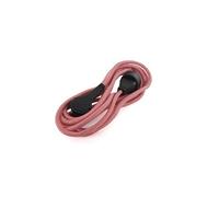 Chacon Rallonge textile rouge/blanc avec fiche plate noire 5 m (SCH)