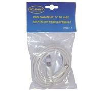 Prolongateur tv 3m + adaptateur