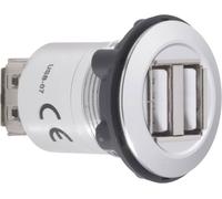 TRU Components Prolongateur USB 2.0 2 x USB Femelle Type A vers 2 x USB Femelle Type A USB-07 1229316 1 pc(s)