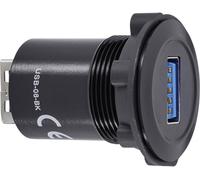 Prolongateur USB 3.0 USB femelle type A vers USB femelle type A TRU COMPONENTS USB-08-BK 1243949 1 pc(s)