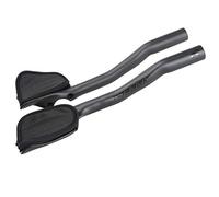 Prolongateur Velo Triathlon Carbone, Guidon 12K Carbon Repos Vélo Prolongateur pour Cyclisme Route TT Poignée Aerobar Carbon Repos Vélo Prolongateur,Noir