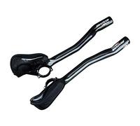 Prolongateur Velo Triathlon Carbone, Guidon 12K Carbon Repos Vélo Prolongateur pour Cyclisme Route TT Poignée Aerobar Carbon Repos Vélo Prolongateur,Glossy