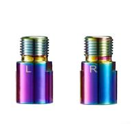 Prolongateurs de pédale de vélo 20 mm, entretoises Q-Factor en acier au chrome-molybdène pour VTT, réduisent la fatigue du genou, marquées L/R, compatibles avec les pédales filetées de 9/16 pouces