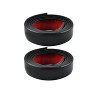 Prolongateurs Décoratifs Pour Roues Voiture 35/45mm Protecteur Sourcils Garde-boue Universel Lèvre Évasée Arc Garniture D'arc Roue FRTRGVUVXP(2x Black 45mm)