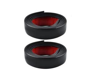 Prolongateurs Décoratifs Pour Roues Voiture 35/45mm Protecteur Sourcils Garde-boue Universel Lèvre Évasée Arc Garniture D'arc Roue FRTRGVUVXP(2x Black 45mm)