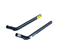 PRO Bikegear Barres aérodynamiques Missile Evo Ski Noir 142 g