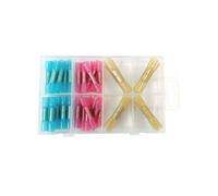 prolongateurs thermoretractables rouges jaunes bleus - coffret 52 pcs -