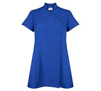 Proluxe Essentials Tunique croisée - Uniforme pour Salon de beauté/Coiffure/Massage/Spa/Salon de manucure - Bleu Cobalt - 26