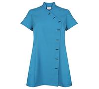 Proluxe Essentials Tunique croisée - Uniforme pour Salon de beauté/Coiffure/Massage/Spa/Salon de manucure - Sarcelle - 18