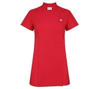 Proluxe Tunique de beauté à Bouton de Signature - Uniforme de Salon de manucure - Rouge - 6