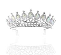Prom Queen Crown - Bridal Crown Rhingestone Tiara Crystal Hairband Gold Tiara for Women - Wedding, Party, Birthday, Photography Accessoires